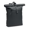 Sac à dos enroulable RPET 600D noir | sans marquage | non disponible | non disponible | non disponible