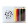 Set crayons de couleur en bois multicolore | sans marquage | non disponible | non disponible