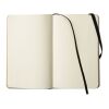 Calepin en papier recyclé noir | sans marquage | non disponible | non disponible | non disponible