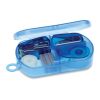 Set papet. en boîte plastique bleu transparent | sans marquage | non disponible | non disponible | non disponible