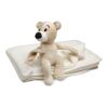 Couverture polaire avec ours blanc | sans marquage | non disponible | non disponible | non disponible