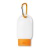 Crème solaire protection SPF30 30ml avec mousqueton orange | sans marquage | non disponible | non disponible | non disponible