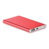 Powerbank ultra plat 4000 mAh rouge | sans marquage | non disponible | non disponible