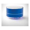Haut-parleur bluetooth rond bleu royal | sans marquage | non disponible | non disponible | non disponible