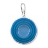 Tasse pliable avec pilulier bleu | sans marquage | non disponible | non disponible | non disponible