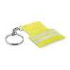 Porte-clés gilet de sécurité jaune fluo | sans marquage | non disponible | non disponible