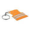 Porte-clés gilet de  sécurité orange fluo | sans marquage | non disponible | non disponible