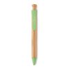 Stylo bambou /paille blé et PP vert | sans marquage | non disponible | non disponible