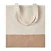 Sac à provisions avec jute. beige | sans marquage | non disponible | non disponible | non disponible