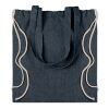 Sac en coton recyclé. bleu | sans marquage | non disponible | non disponible | non disponible