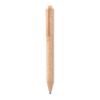 Stylo poussoir blé paille PP. orange | sans marquage | non disponible | non disponible
