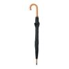 Parapluie 23,5'' RPET pongé noir | sans marquage | non disponible | non disponible | non disponible