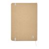 Carnet de note en carton recyclé A5 - pages lignées transparent | sans marquage | non disponible | non disponible | non disponible