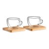 2 verres expresso double paroi transparent | sans marquage | non disponible | non disponible | non disponible