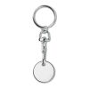 Porte-clés (€ uro) blanc | sans marquage | non disponible | non disponible