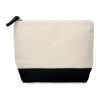 Trousse en coton bicolore noir | sans marquage | non disponible | non disponible | non disponible