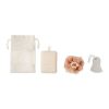 Set de bain pochette coton beige | sans marquage | non disponible | non disponible | non disponible