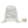 Sac à cordon non tissé lime | sans marquage | non disponible | non disponible | non disponible