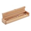 Stylo bille coffret bambou bois | sans marquage | non disponible | non disponible | non disponible