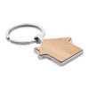 Porte-clés maison métal bambou bois | sans marquage | non disponible | non disponible | non disponible
