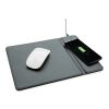 Tapis de souris avec chargeur à induction 5W noir | sans marquage | non disponible | non disponible