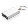 Porte-clés powerbank 1000mAh argent | sans marquage | non disponible | non disponible | non disponible