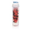 Bouteille infuseur fruits avec couvercle à clapet - 500 ml bleu | sans marquage | non disponible | non disponible