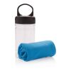 Serviette sport rafraichissante bleu | sans marquage | non disponible | non disponible | non disponible