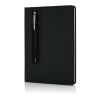 Carnet de notes A5 avec stylo tactile Deluxe noir | sans marquage | non disponible | non disponible | non disponible