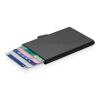 Porte-cartes en aluminium anti-RFID C-Secure noir | sans marquage | non disponible | non disponible | non disponible