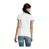 PASADENA WOMEN POLO 200 Blanc/Aqua | L | sans marquage | non disponible | non disponible | non disponible
