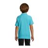 SUMMER II KIDS Polo 170g bleu atoll | XL | sans marquage | non disponible | non disponible | non disponible