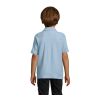 SUMMER II KIDS Polo 170g ciel piqué | XXL | sans marquage | non disponible | non disponible | non disponible