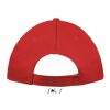 SUNNY CASQUETTE 5 PANNEAUX rouge | M