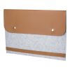Pochette porte-ordinateur en feutre Rpet Jonathan gris clair | sans marquage | non disponible | non disponible