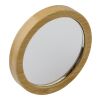 Miroir de poche en bambou Jeremiah marron | sans marquage | non disponible | non disponible