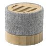 Enceinte sans fil en bambou Cory gris | sans marquage | non disponible | non disponible