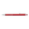 Stylo bille twist en aluminium. rouge | sans marquage | non disponible | non disponible