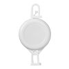 Porte-badge en plastique blanc | sans marquage | non disponible | non disponible