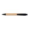 Stylo bille en bambou noir | sans marquage | non disponible | non disponible