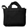 Sac shopping pliable en polyester ribstop noir | sans marquage | non disponible | non disponible