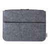 Pochette porte-ordinateur en feutre Rpet Emilia gris | sans marquage | non disponible | non disponible