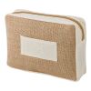 Trousse de toilette en jute Julian marron | sans marquage | non disponible | non disponible