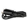 Câble de charge en tissu nylon 65W Claudia noir