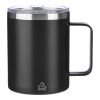 Mug double paroi en acier inoxydable Renate noir | sans marquage | non disponible | non disponible