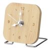 Horloge de bureau en bambou Jenny marron | sans marquage | non disponible | non disponible