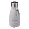 Gourde pliable de 550 ml en silicone Erin gris | sans marquage | non disponible | non disponible