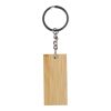 Porte-clé en bambou Geoffrey noir | sans marquage | non disponible | non disponible