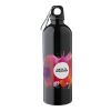 Gourde simple paroi de 750 ml en acier inoxydable recyclé Emeric jaune | sans marquage | non disponible | non disponible