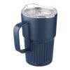 Taza termo de acero inox. reciclado (450 ml) Calo gris | sans marquage | non disponible | non disponible